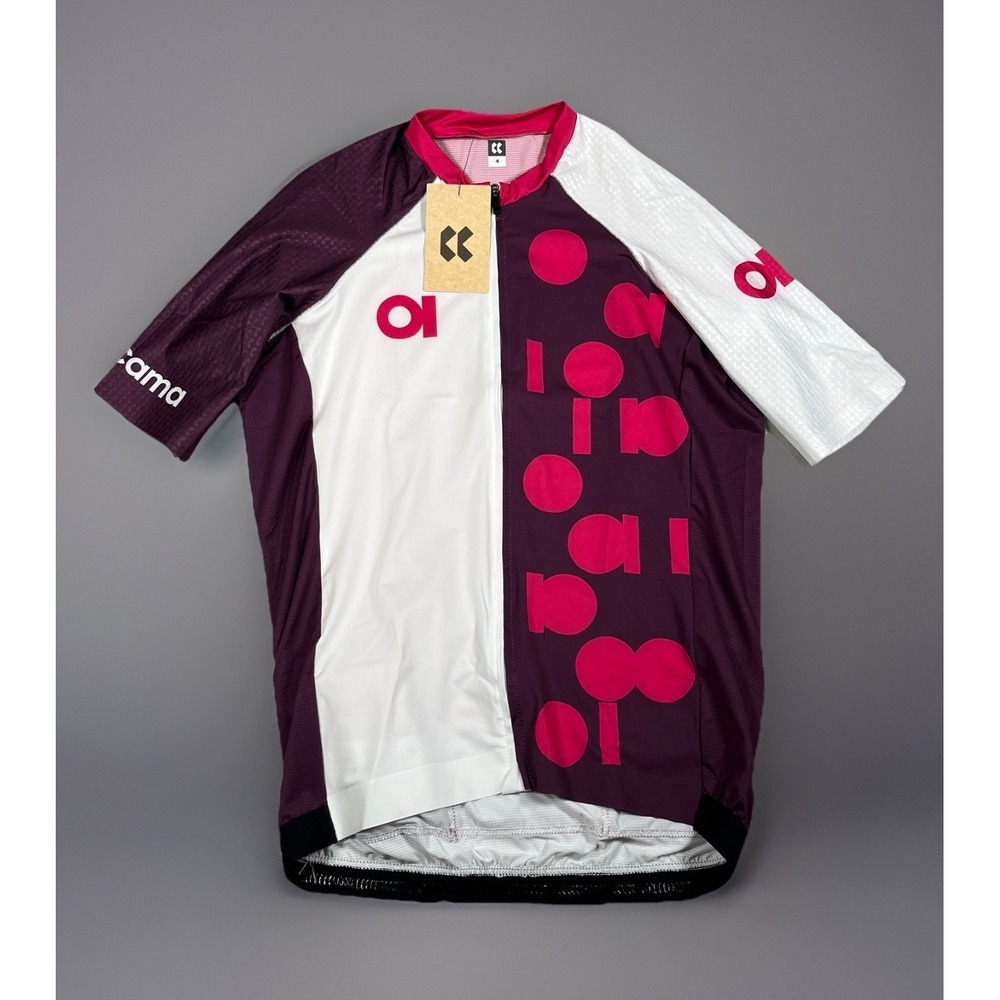 NWT- Kalas Pro 36 Razor Cycling Jersey Women's 4 Short Sleeve Raglan Full Zip